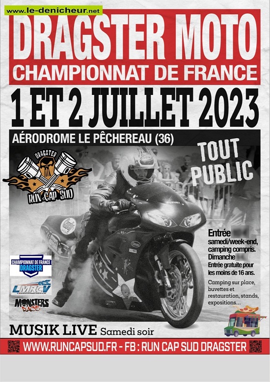 s02 - DIM 02 juillet - LE PÊCHEREAU - Dragster Moto [Championnat de France] 0015591
