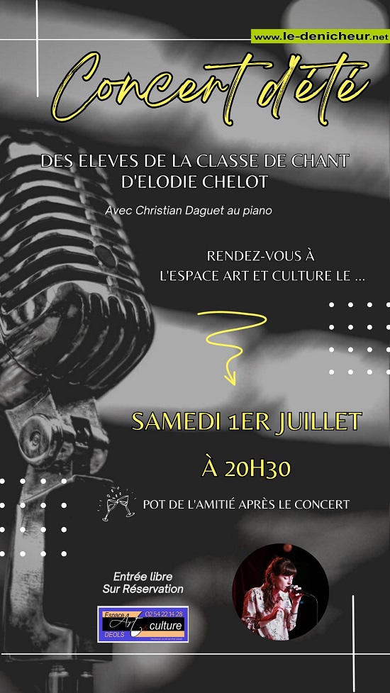 s01 - SAM 01 juillet - DEOLS - Concert d'été  0015595