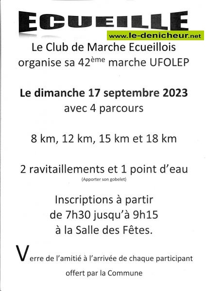 u17 - DIM 17 septembre - ECUEILLE - Randonnée pédestre  0015730