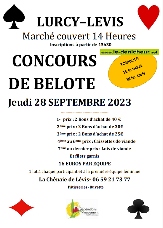 u28 - JEU 28 septembre - LURCY-LEVIS - Concours de belote ° 001_0410