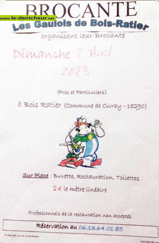 p02 - DIM 02 avril - BOIS-RATIER (Cne de Cicray) - Brocante des Gaulois de Bois-Ratier 001_164