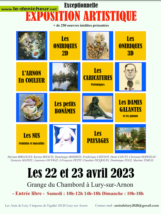 p22 - Les 22 et 23 avril - LURY /Arnon - Exposition artistique  001_181