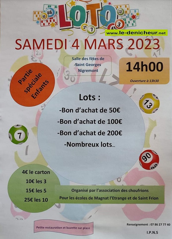 o04 - SAM 04 mars - ST-GEORGES NIGREMONT - Loto des Choufrions  001_2330
