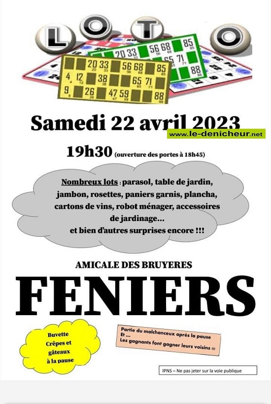 p22 - SAM 22 avril - FENIERS - Loto de l'Amicale des Bruyères 001_2349