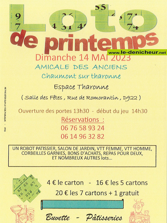 q14 - DIM 14 mai - CHAUMONT /Tharonne - Loto de l'Amicale des Anciens 001_4160