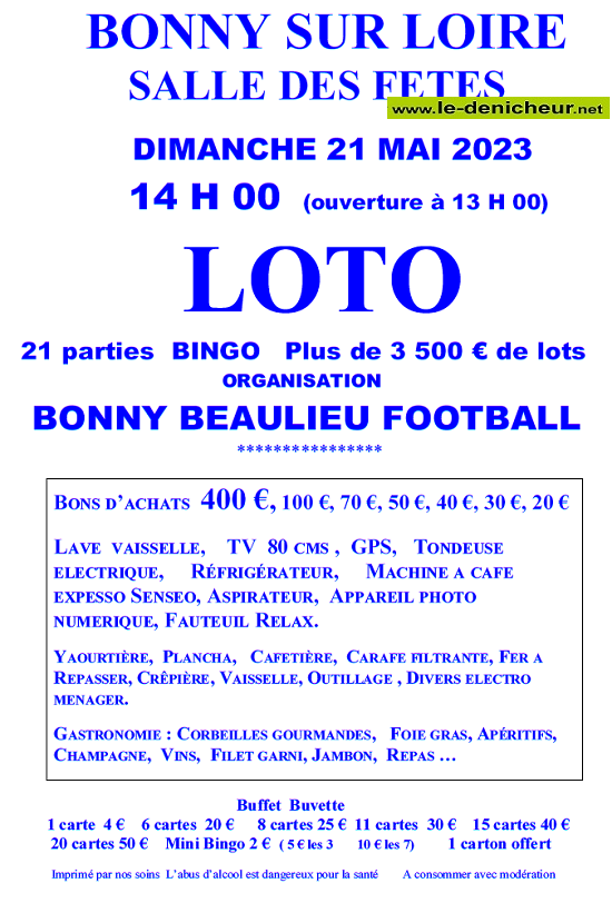 q21 - DIM 21 mai - BONNY /Loire - Loto du foot * 001_4533