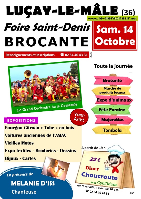 v14 - SAM 14 octobre - LUCAY LE MÂLE - Brocante . 001_br85