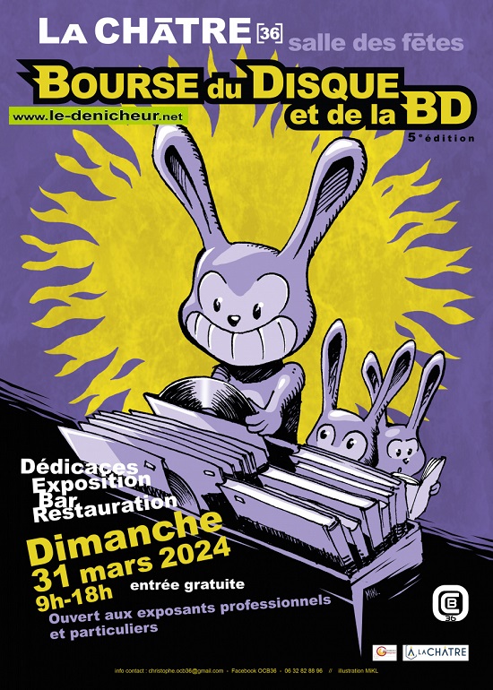 c31 - DIM 31 mars - LA CHÂTRE - Bourse du Disque et de la BD 001_br98