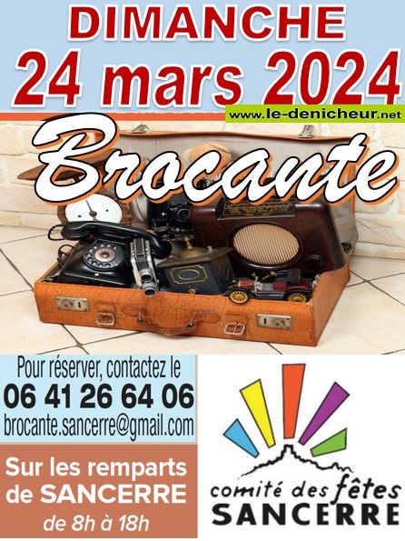 c24 - DIM 24 mars - SANCERRE - Brocante du comité des fêtes . 001_br99