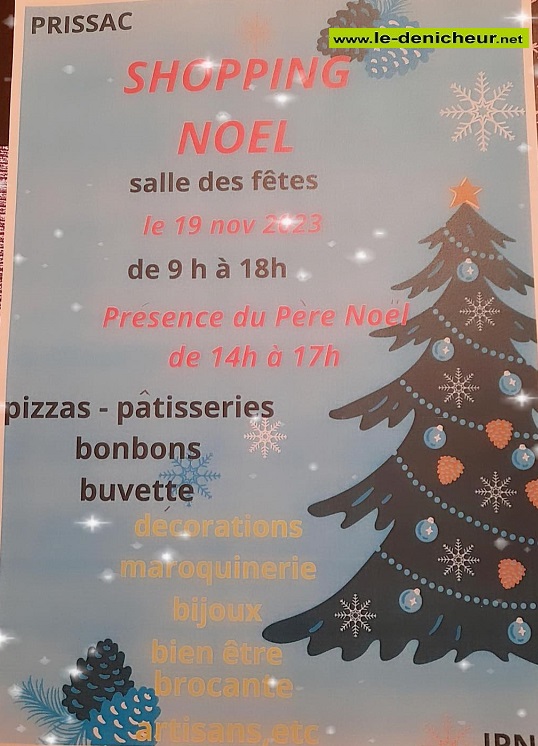 w19 - DIM 19 novembre - PRISSAC - Shopping de Noël  001_mn35