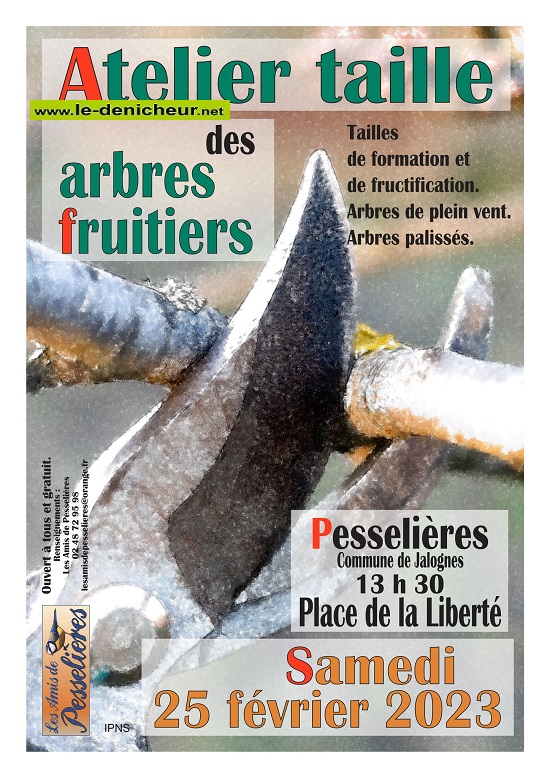 n25 - SAM 25 février - PESSELIERES - Atelier taille des arbres fruitiers 0021023