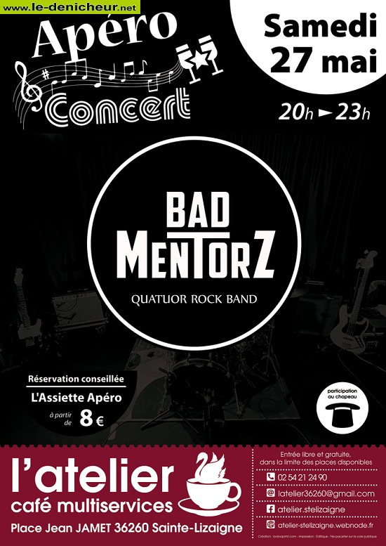 q27 - SAM 27 mai - STE-LIZAIGNE - Bad Mentorz en concert 0021078