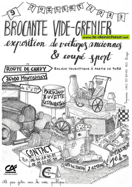 s09 - DIM 09 juillet - MONTIGIVRAY - Brocante 0021111