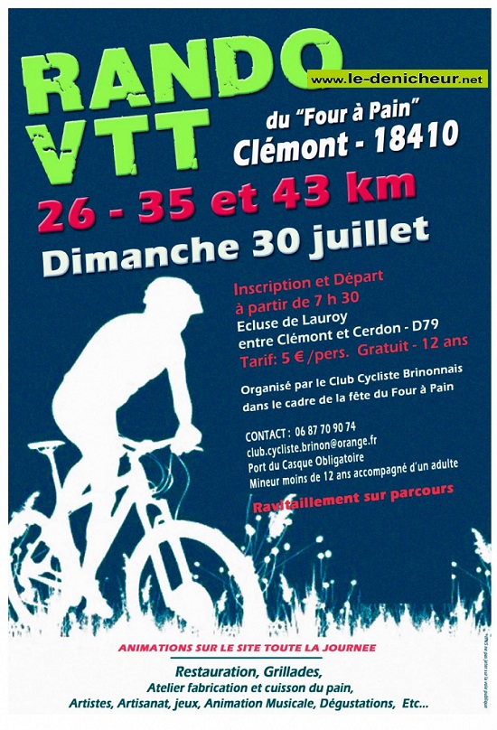 s30 - DIM 30 juillet - CLEMONT - Randonnée VTT  0021120