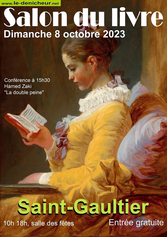 v08 - DIM 08 octobre - ST-GAULTIER - Salon du Livre  0021148