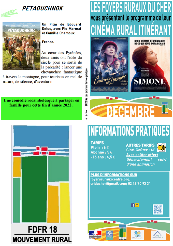 l06 - MAR 06 décembre - BELLEVILLE /Loire - Cinéma Rural Itinérant  002454