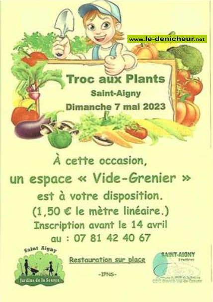 q07 - DIM 07 mai - ST-AIGNY - Troc aux plants / Vide greniers 002511