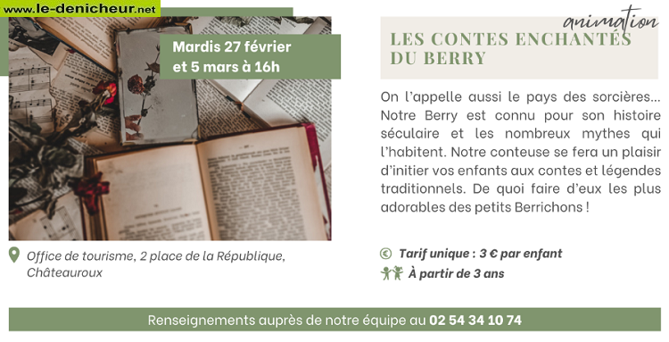 c05 - MAR 05 mars - CHATEAUROUX - Les contes enchantés du Berry [animation] 002587