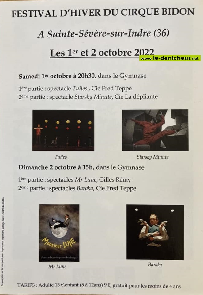 j02 - DIM 02 octobre - STE-SEVERE - Festival d'hiver du Cirque Bidon  002929