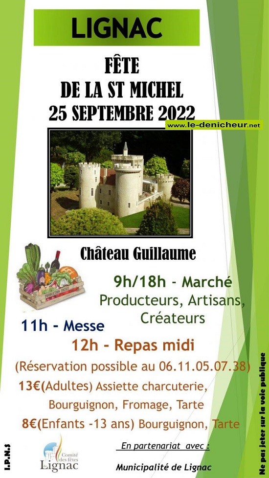 i25 - DIM 25 septembre - LIGNAC - Fête de la St-Michel  003328