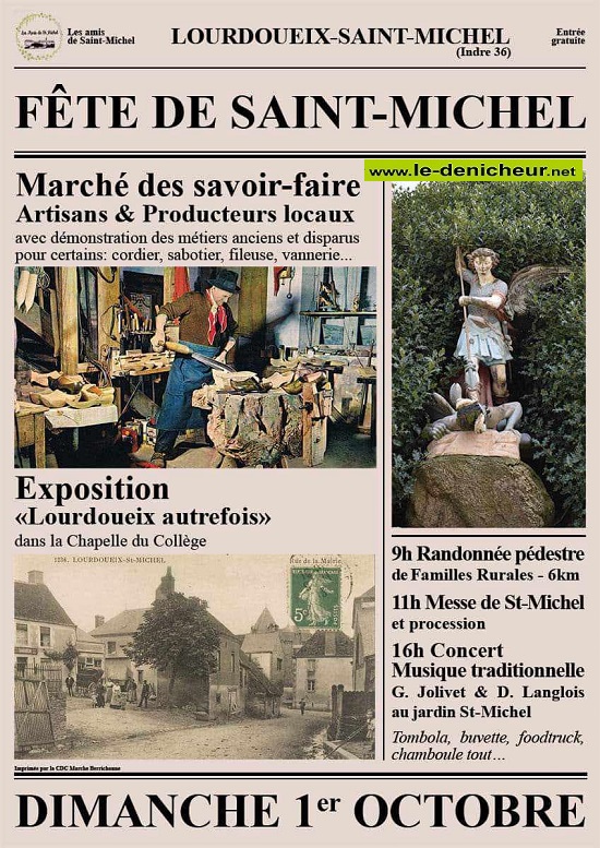 v01 - DIM 01 octobre - LOURDOUEIX ST-MICHEL - Fête de St-Michel  003399
