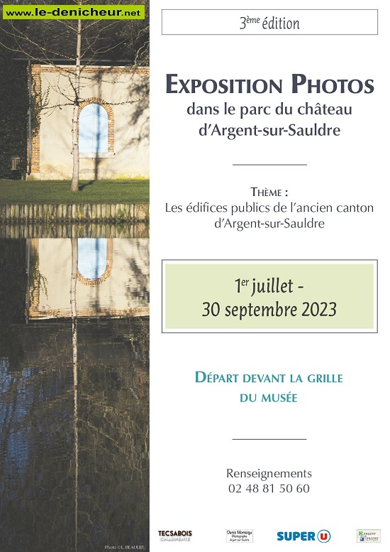 u30 - Jusqu'au 30 septembre - ARGENT /Sauldre - Exposition Photos  00942
