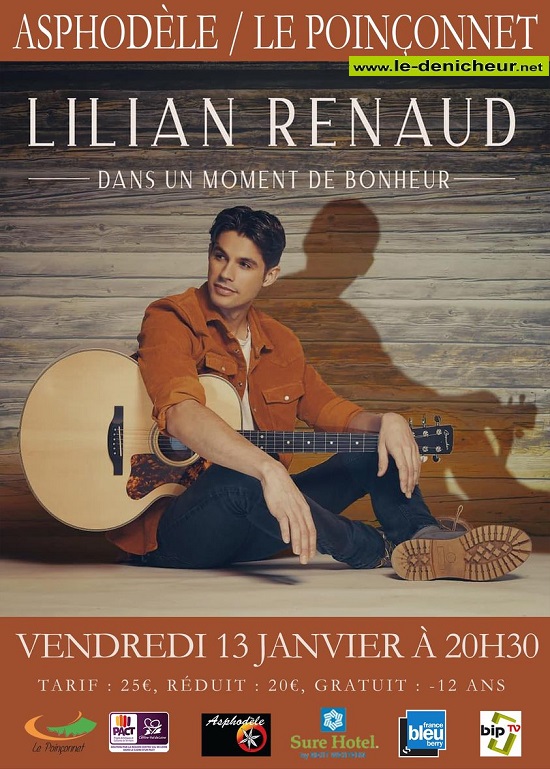 m13 - VEN 13 janvier - LE POINCONNET - Lilian Renaud en concert */ 01-13_25