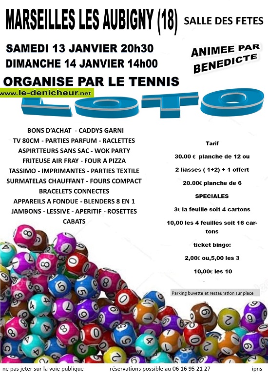 a14 - DIM 14 janvier - MARSEILLES les Aubigny - Loto du Tennis * 01-14_37