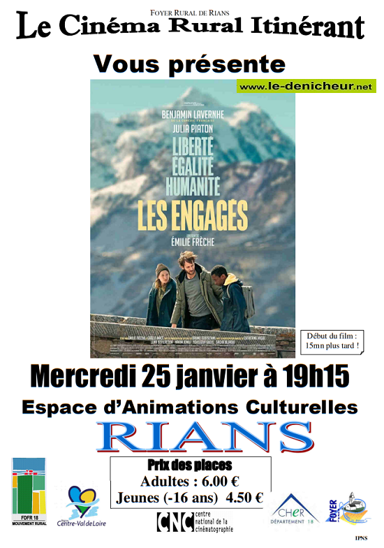 m25 - MER 25 janvier - RIANS - Les Engagés (cinéma rural itinérant) */ 01-25_19