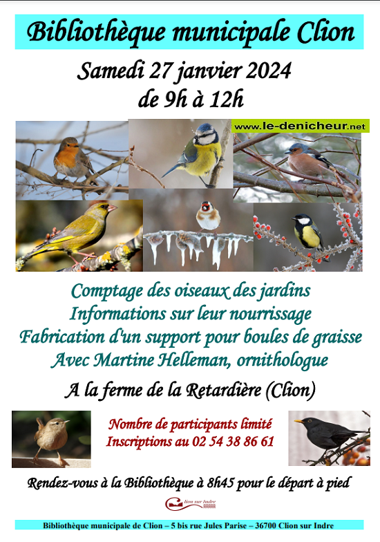 a27 - SAM 27 janvier - CLION /Indre - Comptage des oiseaux du jardin 01-27_26