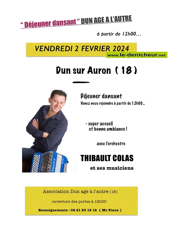 b02 - VEN 02 février - DUN /Auron - Déjeuner dansant avec Thibault Colas * 02-02_54