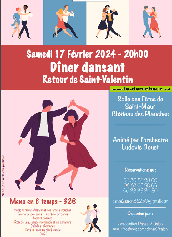 b17 - SAM 17 février - ST-MAUR - Dîner dansant avec Ludovic Bouet ° 02-17_30
