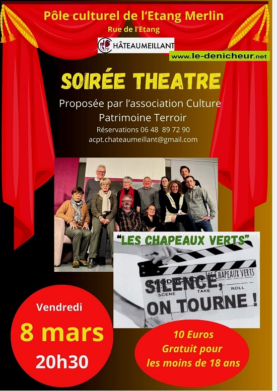 c08 - VEN 08 mars - CHATEAUMEILLANT - Soirée théâtre . 03-08_12