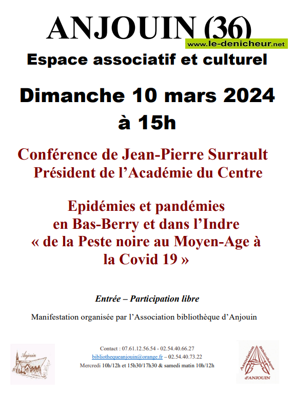 c10 - DIM 10 mars - ANJOUIN - Epidémies et pandémies en Bas Berry et... [conférence] ° 03-10_40