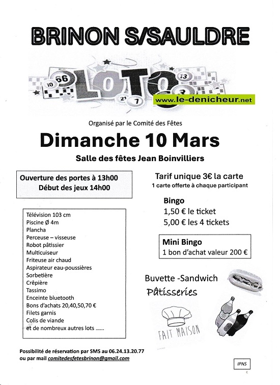 c10 - DIM 10 mars - BRINON /Sauldre - Loto du comité des fêtes * 03-10_46