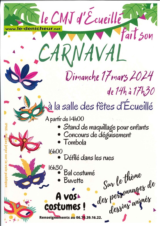 c17 - DIM 17 mars - ECUEILLE - Carnaval . 03-17_20