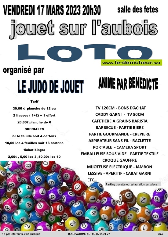 o17 - VEN 17 mars - JOUET /l'Aubois - Loto du judo */ 03-17_39
