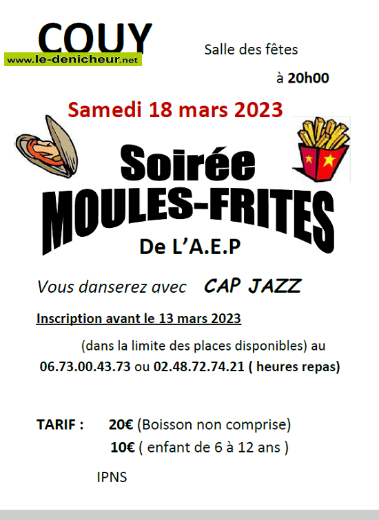 o18 - SAM 18 mars - COUY - Soirée moules-frites */ 03-18_14