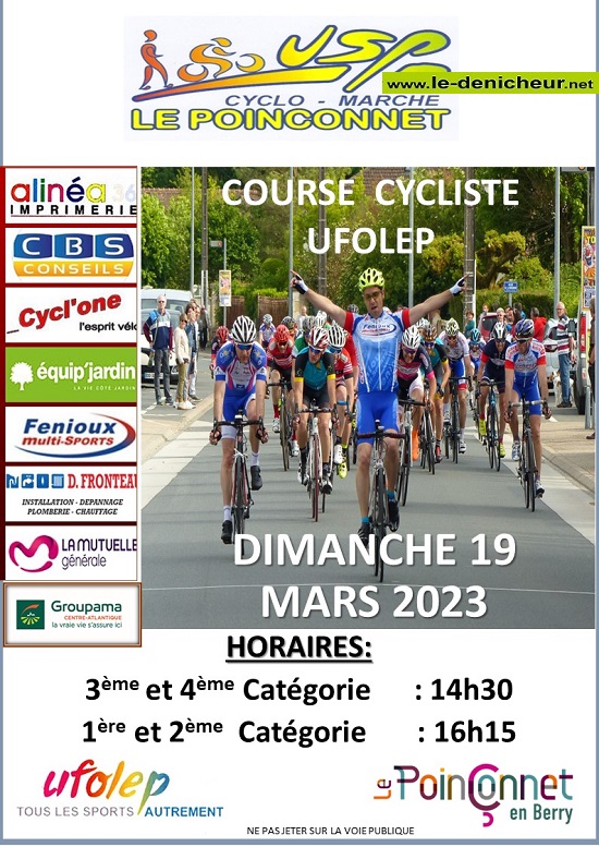 o19 - DIM 19 mars - LE POINCONNET - Course cycliste */ 03-19_30