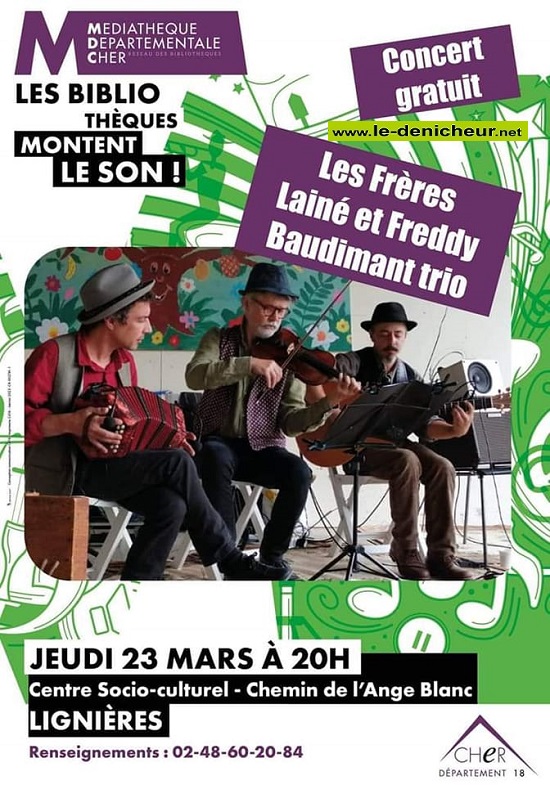 o23 - JEU 23 mars - LIGNIERES - Les Frères Lainé et Freddy Baudimant Trio en concert 03-23_29