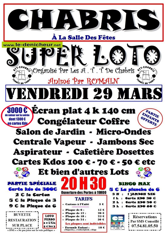 c29 - VEN 29 mars - CHABRIS - Loto du Tennis de Table * 03-29_29