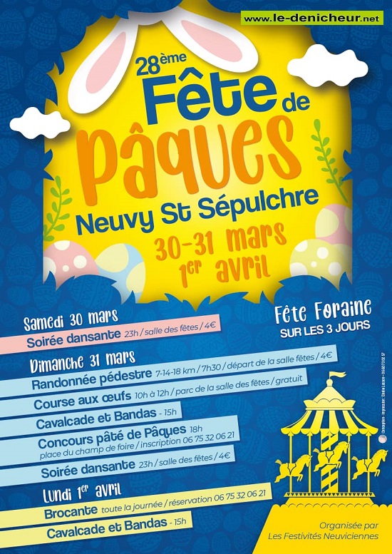 c30. - Du 30/03 au 1er avril - NEUVY ST-SEPULCHRE - Fête de Pâques . 03-30_34