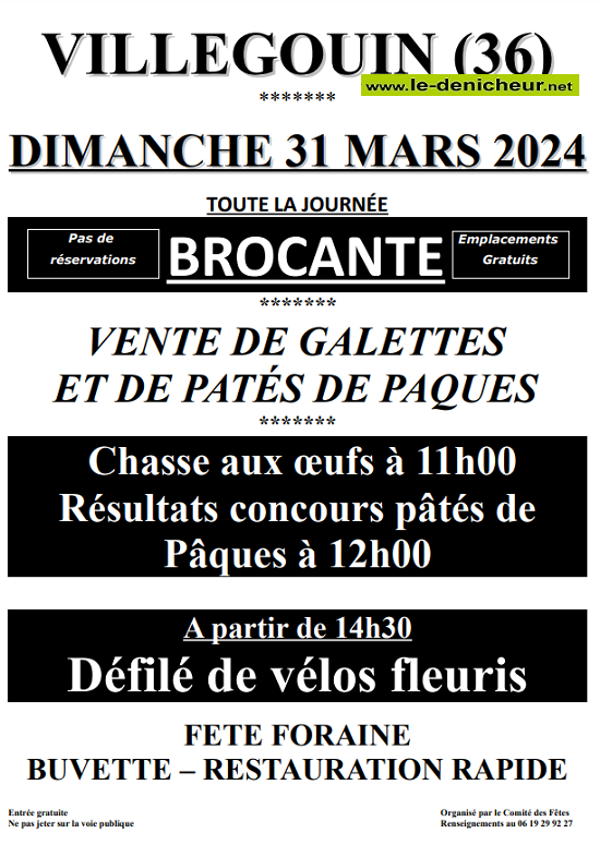 c31 - DIM 31 mars - VILLEGOUIN - Brocante du comité des fêtes ° 03-31_17