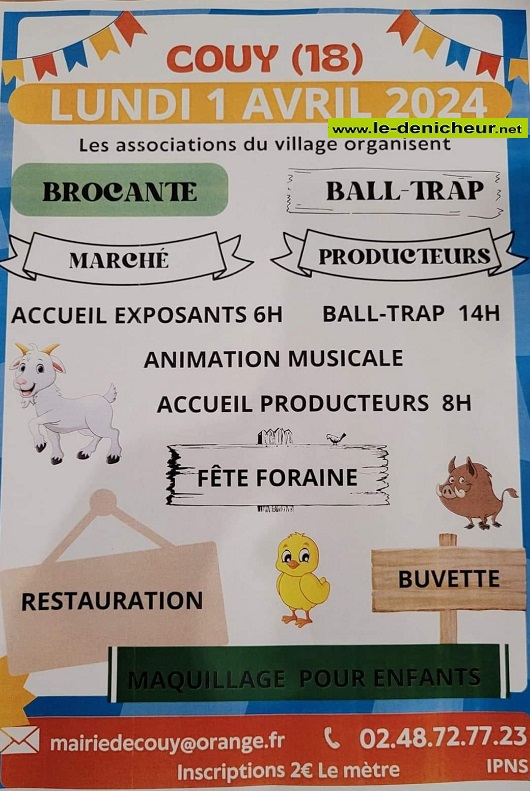 d01 - LUN 01 avril - COUY - Brocante . 04-0113