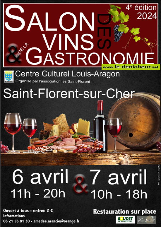 d06 - Les 6 et 7 avril - ST-FLORENT /Cher - Salon des Vins et de la Gastronomie * 04-07_28