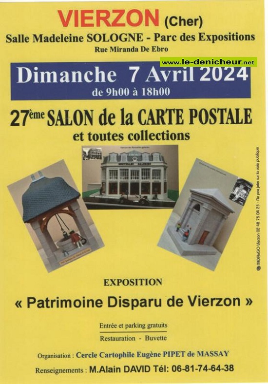 07 avril 2024 - VIERZON 18 - 27ème Salon de la carte postale 04-07_54