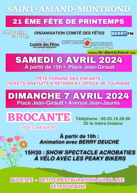 d07 - DIM 07 avril - ST-AMAND-MONTROND - Brocante du comité des fêtes * 04-07_58