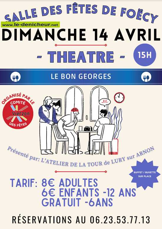 d14 - DIM 14 avril - FOËCY - Le bon Georges (théâtre) ° 04-14_33