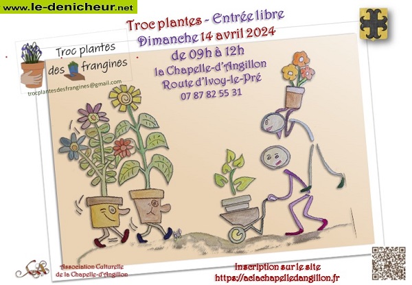 d14 - DIM 14 avril - LA CHAPELLE D'ANGILLON - Troc Plantes * 04-14_66