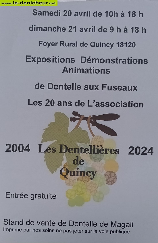 d21 - DIM 21 avril - QUINCY - Expo, Démo, animations de Dentelles aux Fuseaux 04-20_50